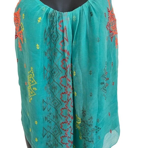 Twelfth Street by Cynthia Vincent Anthropology Silk Camisole BOHO - Picture 3 of 5